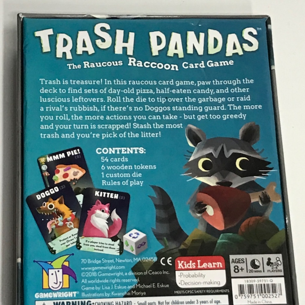 Trash Pandas-The Raucous Racoon Card Game - Picture 2 of 2